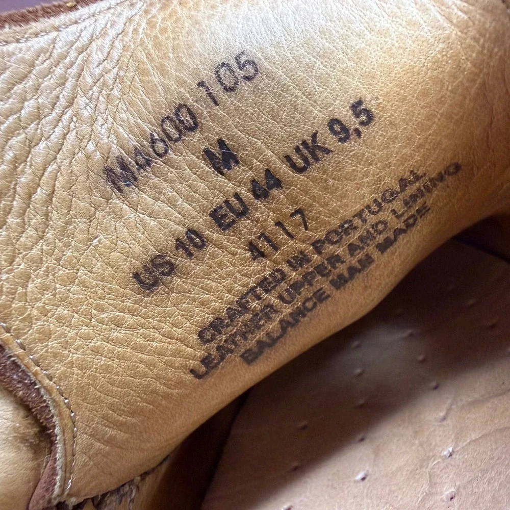 Samuel Hubbard Free Tan Leather Boat Shoes‎ Mens 10 Lug Sole Made in Portugal